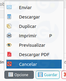 boton opciones