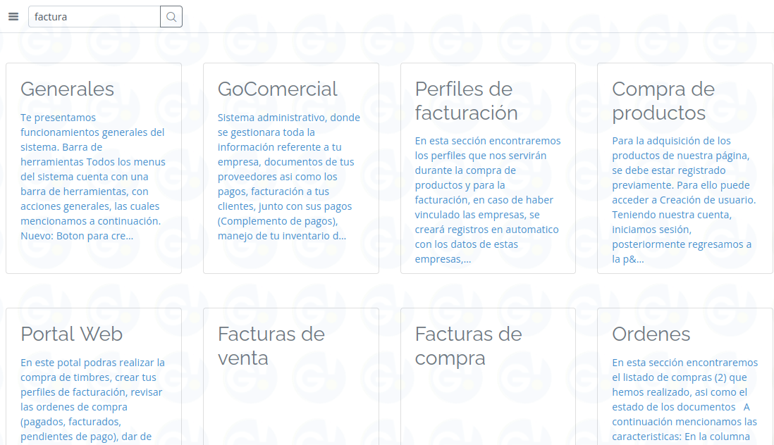 busqueda de contenido