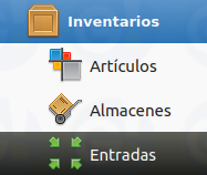 ruta entradas de almacen