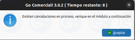 mensaje cancelaciones