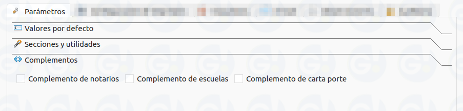 parametros de conceptos