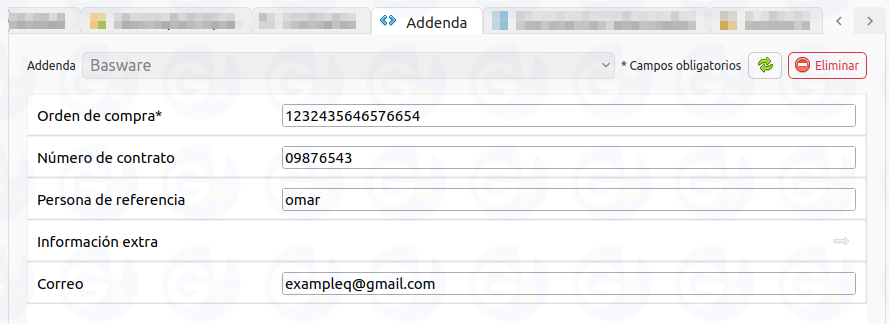 addenda basware