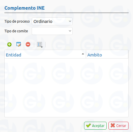 formulario complemento ine